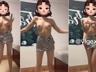 Sexy Chinese Teen Shows Off Her Assets and Makes TikTok Dance