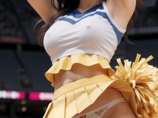 Japanese Cheerleaders' Panty Show - A Must-See!