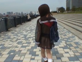 Japanese Student Mikan's Sexy Walk Turns Heads and Leaves Guys Speechless